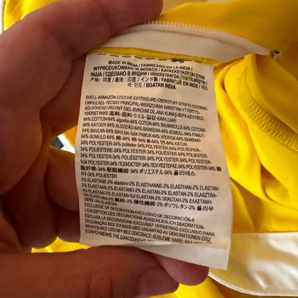 Vans X Tierra Whack Yellow Pleated Black/White Checkered High Rise Skirt NWT 25 - Picture 10 of 16